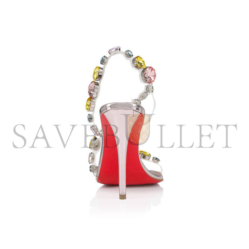 Chr1st1an louboutin rosa z 100 embellished leather sandals 1260200f643
